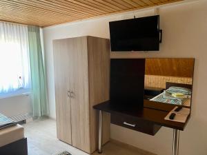 TV a/nebo společenská místnost v ubytování RIEDWIRTSHAUS