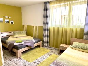 Postel nebo postele na pokoji v ubytování RIEDWIRTSHAUS