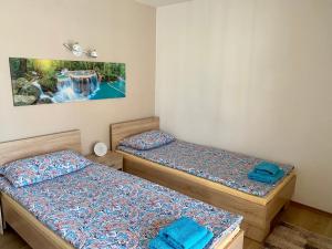 Postel nebo postele na pokoji v ubytování RIEDWIRTSHAUS