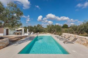 Bassenget på eller i nærheten av Villa Irma with private pool