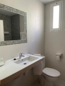 Kúpeľňa v ubytovaní Hostal CAN GALLU