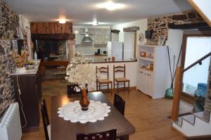 Køkken eller tekøkken på Fogar de Insua