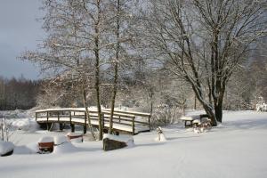 Le Chalet Pré de la Fontaine v zimě