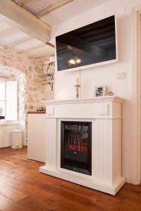 Kuchyň nebo kuchyňský kout v ubytování Apartments Lufra Skradin
