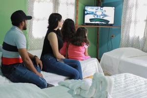 TV o dispositivi per l'intrattenimento presso Hotel Rosalila