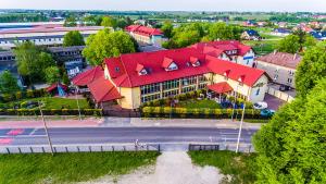 Bird's-eye view ng Hotel Warka