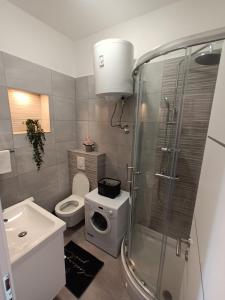 Koupelna v ubytování Apartman Nada