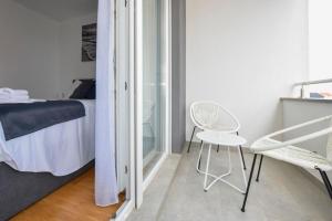 Łóżko lub łóżka w pokoju w obiekcie Apartman Bora 1