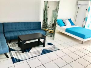 Et opholdsområde på Cozy studio with lake view - 40 m² - Saint Martin