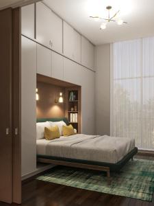 Ein Bett oder Betten in einem Zimmer der Unterkunft Gallery Townhouse & Home