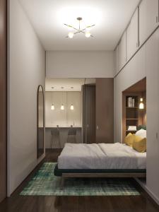 Ein Bett oder Betten in einem Zimmer der Unterkunft Gallery Townhouse & Home