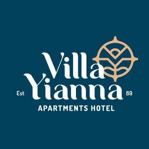 a logo for a villa tamana apartments hotel at Villa Yianna in Nea Mesangala