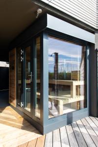Balkón alebo terasa v ubytovaní Seehaus LakeSide - Am Hafen