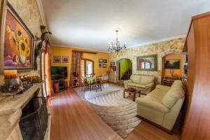 Et opholdsområde på Vintage Villa