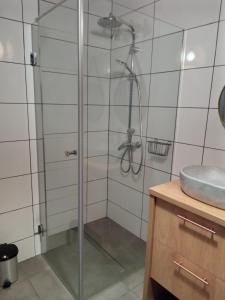 Kúpeľňa v ubytovaní Apartament Zoja