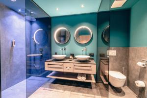 Kúpeľňa v ubytovaní ZillergrundRock Luxury Mountain Resort