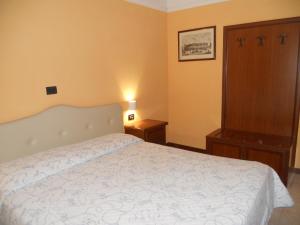 Postel nebo postele na pokoji v ubytování Hotel Salus