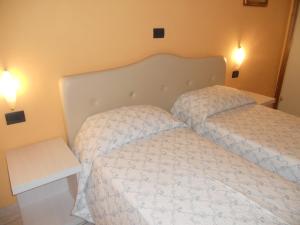 Postel nebo postele na pokoji v ubytování Hotel Salus