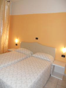 Postel nebo postele na pokoji v ubytování Hotel Salus