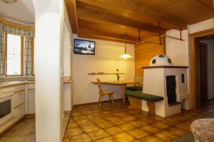 Kuchyň nebo kuchyňský kout v ubytování Appartement Winkler
