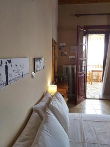 Ένα ή περισσότερα κρεβάτια σε δωμάτιο στο Almyra apt in Mani