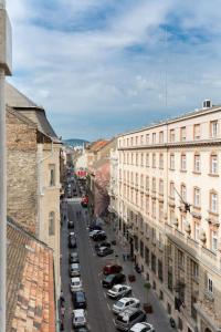 Výhľad na mesto Budapešť alebo výhľad na mesto priamo z apartmánu