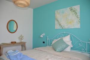 Letto o letti in una camera di Gaia e Levante