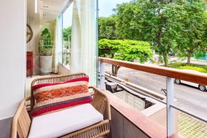 Balkón nebo terasa v ubytování ✶ Kotosh Residence ✶ LUXURY Best Location & Piano