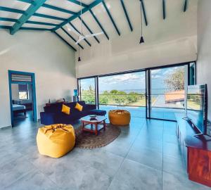 Posezení v ubytování Villa Lagoonscape