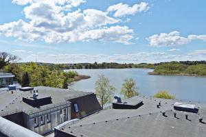 Blick auf einen Fluss in der Nähe der Ferienwohnung