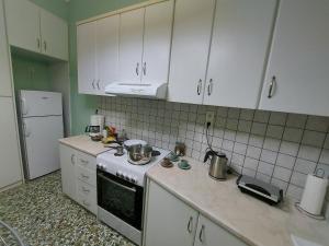 A kitchen or kitchenette at "Vasiliki" Home