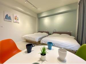 花蓮 Cozy Stay 舒適好宅房間的床