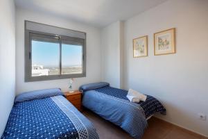 Posteľ alebo postele v izbe v ubytovaní Penthouse with spectacular views