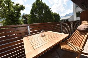 Balkón nebo terasa v ubytování Appartements Künk