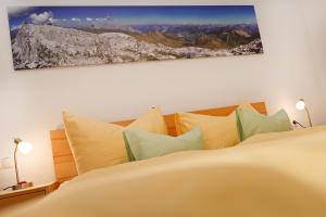 Postel nebo postele na pokoji v ubytování Appartements Künk