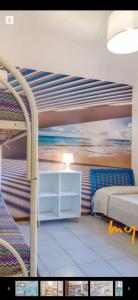 Postel nebo postele na pokoji v ubytování villa rubia