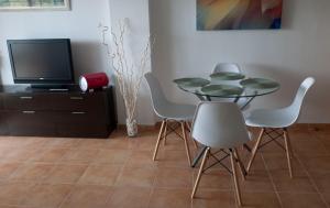 TV a/nebo společenská místnost v ubytování Apartamento Playa Moncofar - Xilxes