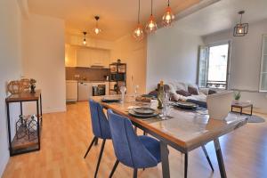 Kuchyň nebo kuchyňský kout v ubytování Appartement hypercentre troyes