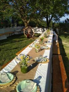 Banquet facilities at the farm stay