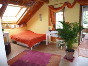 Postelja oz. postelje v sobi nastanitve Bed & Breakfast Wepfer