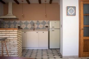 Dapur atau dapur kecil di Casa rural Biota