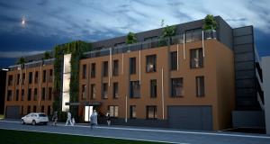 Budova, v ktorej sa apartmánový hotel nachádza