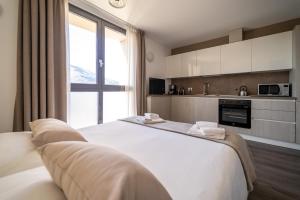 A bed or beds in a room at Residenza Decimina
