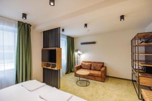 Postel nebo postele na pokoji v ubytování Iglika Hotel & Villas Borovets