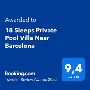Imagen de la galería de 21 Sleeps Private Pool Villa & BBQ Near Barcelona, en Rocafort