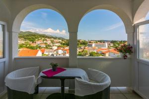 Balkón nebo terasa v ubytování Apartments Vila Antula