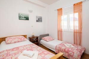 Posteľ alebo postele v izbe v ubytovaní Seaside Holiday Home Jelica