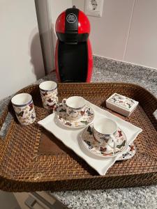 Coffee and tea making facilities at Dúplex 6 plazas para desconectar de la rutina