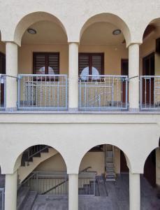 Ein Balkon oder eine Terrasse in der Unterkunft Studio Central Square