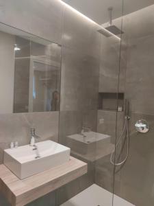 A bathroom at Hotel Valle Verde